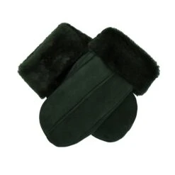 Women's Sheepskin Mittens -Dents Luxury Accessories Sales 7 1060 Olive