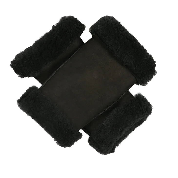 Women's Fingerless Sheepskin Mittens 15 Women's Fingerless Sheepskin Mittens - Image 15