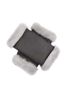 Women's Fingerless Sheepskin Mittens 29 Women's Fingerless Sheepskin Mittens -Dents Luxury Accessories Sales 7 1073 Charcoal