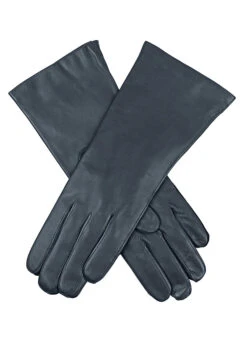 Women's Cashmere-Lined Leather Gloves -Dents Luxury Accessories Sales 7 1096 Navy 9053ec66 4e5d 4606 8a1d 820ba56d44f5