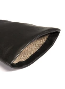Women's Cashmere-Lined Leather Gloves -Dents Luxury Accessories Sales 7 1096 20black 201