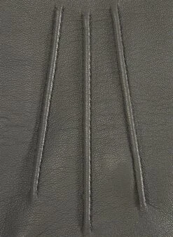 Women's Three-Point Lined Leather Gloves -Dents Luxury Accessories Sales 7 1125 20charcoal 201