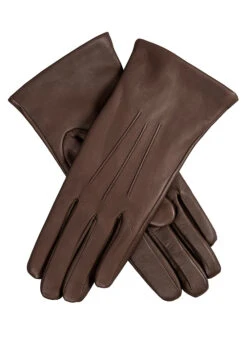 Women’s Touchscreen Three-Point Cashmere-Lined Leather Gloves -Dents Luxury Accessories Sales 7 1127 Mocca 1 1e24e8c4 a7cd 4f05 b2d7 be5977424c7d