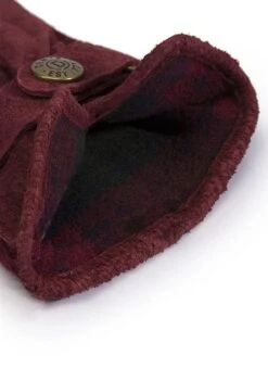 Women's Three-Point Fleece-Lined Suede Gloves -Dents Luxury Accessories Sales 7 1171 20claret 204 c009d27e d46b 473d 950c a42e7e1e34c0