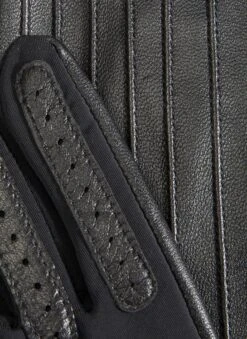 Women's Half Silk-Lined Leather And Elastane Gloves -Dents Luxury Accessories Sales 7 2152 20black 204 c7d285f5 777d 4e98 a91b d470fdd42df8