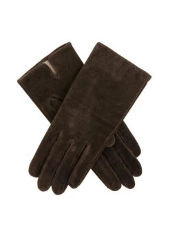 Women's Lined Suede Gloves -Dents Luxury Accessories Sales 7 2317 mocca f8986d45 4949 4cda 9c56 2ef26f6dff07
