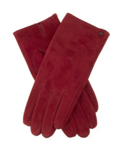 Women's Lined Suede Gloves -Dents Luxury Accessories Sales 7 2317Berry 2
