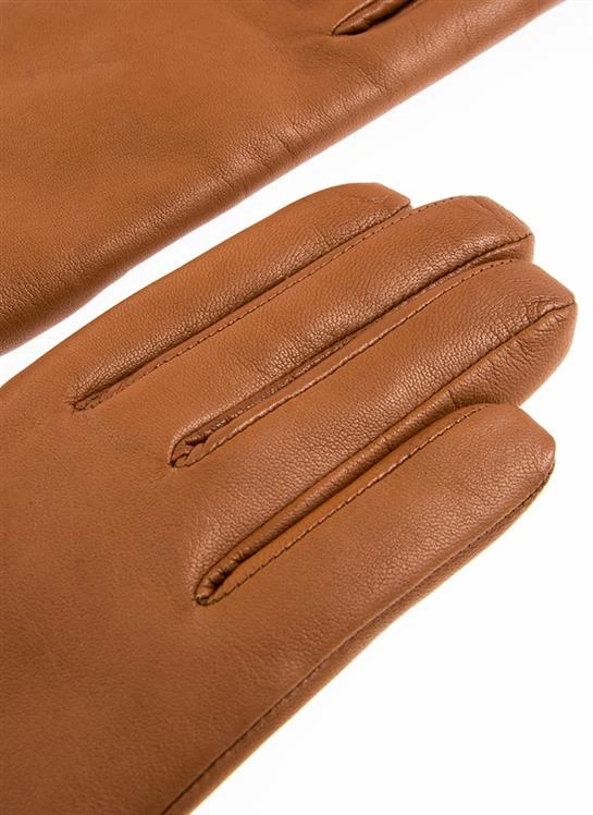 Women's Wool-Lined Leather Gloves With Fur Cuffs 6 Women's Wool-Lined Leather Gloves With Fur Cuffs - Image 6