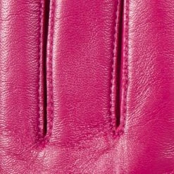 Women’s Touchscreen Single-Point Faux Fur-Lined Leather Gloves -Dents Luxury Accessories Sales 7 2461 Fuchsia 6