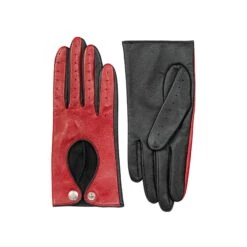 Women’s Touchscreen Leather Driving Gloves -Dents Luxury Accessories Sales 7 3009 Berry Black 1