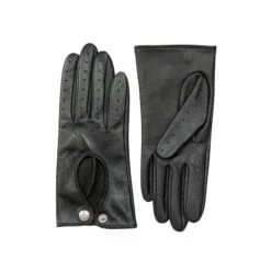 Women’s Touchscreen Leather Driving Gloves -Dents Luxury Accessories Sales 7 3009 Black 1