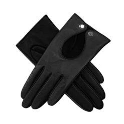Women’s Touchscreen Leather Driving Gloves -Dents Luxury Accessories Sales 7 3009 Black 2