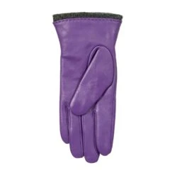 Women’s Wool-Lined Leather Gloves With Quilted Cuffs And Bow 38 Women’s Wool-Lined Leather Gloves With Quilted Cuffs And Bow -Dents Luxury Accessories Sales 7 5021 Amethyst 3