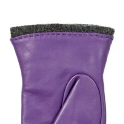 Women’s Wool-Lined Leather Gloves With Quilted Cuffs And Bow 39 Women’s Wool-Lined Leather Gloves With Quilted Cuffs And Bow -Dents Luxury Accessories Sales 7 5021 Amethyst 5
