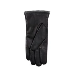 Women’s Wool-Lined Leather Gloves With Quilted Cuffs And Bow 22 Women’s Wool-Lined Leather Gloves With Quilted Cuffs And Bow -Dents Luxury Accessories Sales 7 5021 Black Charcoal 3