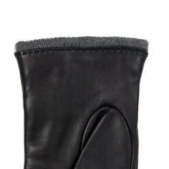 Women’s Wool-Lined Leather Gloves With Quilted Cuffs And Bow 23 Women’s Wool-Lined Leather Gloves With Quilted Cuffs And Bow -Dents Luxury Accessories Sales 7 5021 Black Charcoal 5