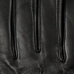 Women’s Three-Point Wool Blend-Lined Leather Gloves With Knitted Cuffs -Dents Luxury Accessories Sales 7 5025 Black Charcoal 6