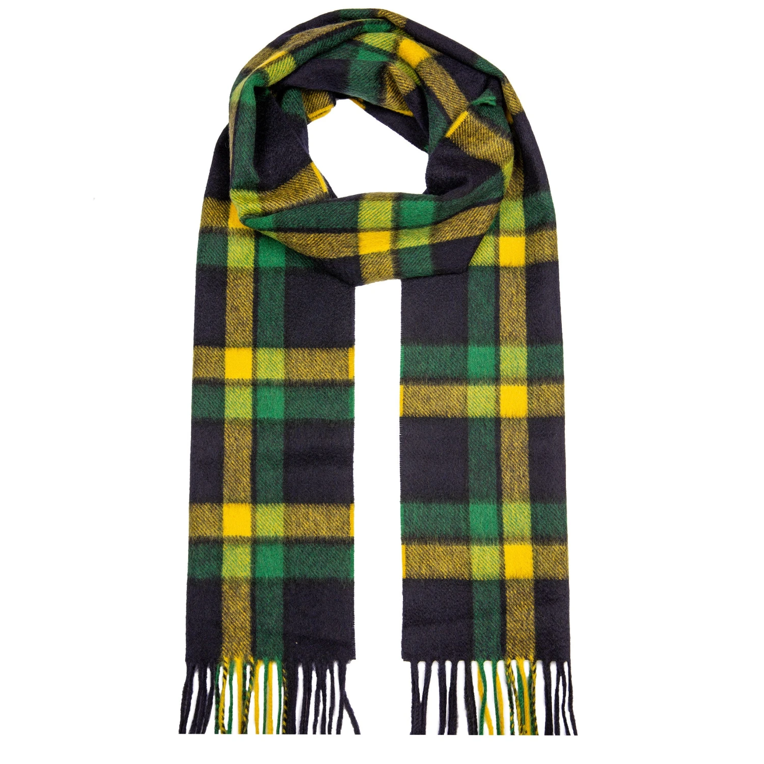 Heritage Bold Check Cashmere Scarf With Tassels 9 Heritage Bold Check Cashmere Scarf With Tassels - Image 9