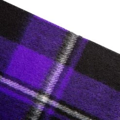 Heritage Bold Check Cashmere Scarf With Tassels 26 Heritage Bold Check Cashmere Scarf With Tassels -Dents Luxury Accessories Sales CASHMERE SCARF IN NIGHTSHADE CLOSE UP