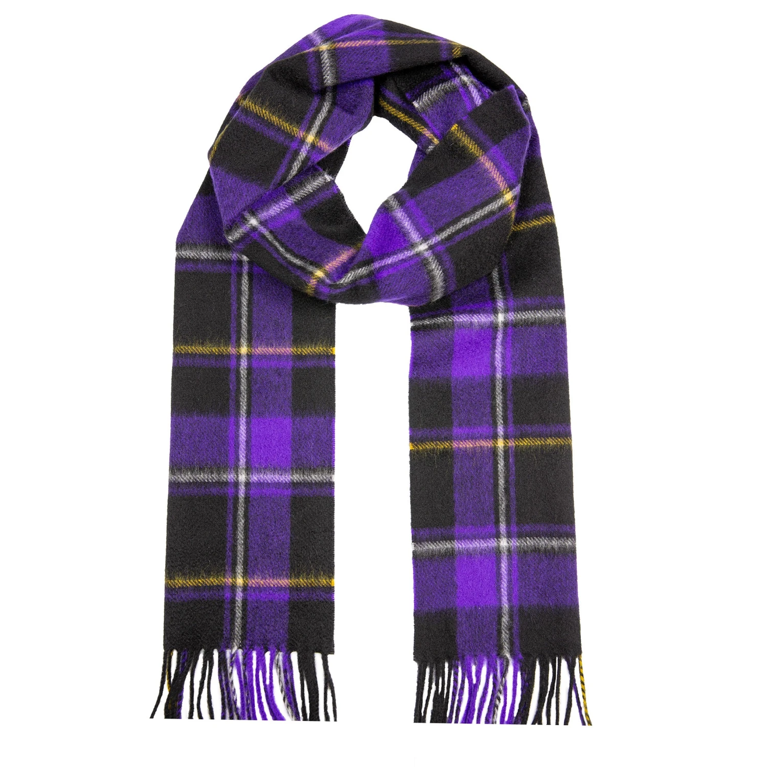 Heritage Bold Check Cashmere Scarf With Tassels 11 Heritage Bold Check Cashmere Scarf With Tassels - Image 11