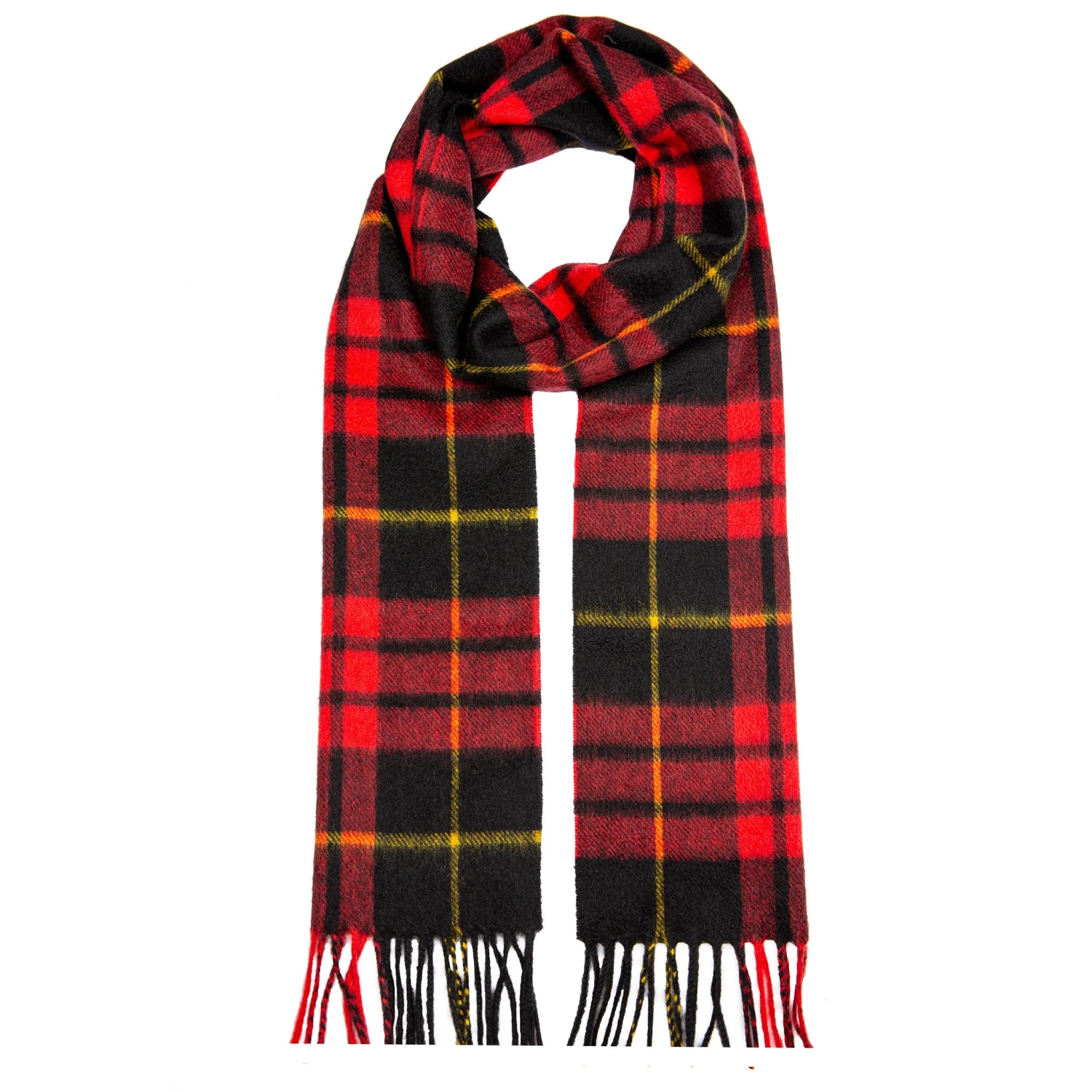 Heritage Bold Check Cashmere Scarf With Tassels 15 Heritage Bold Check Cashmere Scarf With Tassels - Image 15