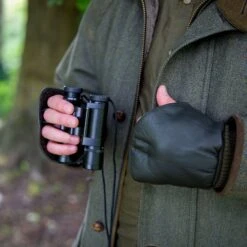 Men's Lined Leather Shooting Mitts -Dents Luxury Accessories Sales Men sleathershootingmittens 3