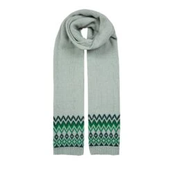 Dents Luxury Accessories Sales -Dents Luxury Accessories Sales WOMENS KNITTED SCARF EMERALD 1