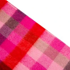 Heritage Plaid Check Cashmere Scarf With Tassels 29 Heritage Plaid Check Cashmere Scarf With Tassels -Dents Luxury Accessories Sales cashmere scarf cherry details