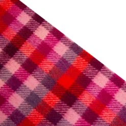 Heritage Plaid Check Cashmere Scarf With Tassels 27 Heritage Plaid Check Cashmere Scarf With Tassels -Dents Luxury Accessories Sales cashmere scarf scarlet details