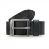 Men’s Heritage Full-Grain Leather Belt With Antique Pewter Buckle