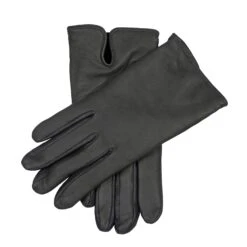 Men's Heritage Cashmere-Lined Leather Gloves -Dents Luxury Accessories Sales mens heritage leather gloves grey 2