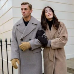 Men’s Handsewn Three-Point Lambskin Gloves -Dents Luxury Accessories Sales mens lambskin camel gloves