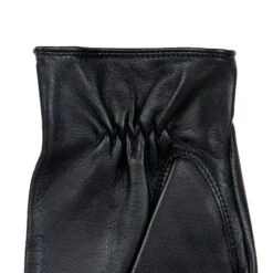 Men’s Three-Point Leather Driving Gloves With Wristwatch Cut-out 19 Men’s Three-Point Leather Driving Gloves With Wristwatch Cut-out -Dents Luxury Accessories Sales mens leather watch gloves black palm cuff