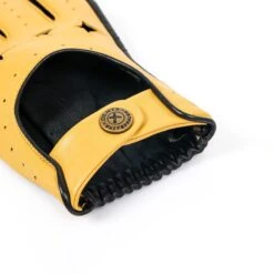 Men's The Suited Racer Touchscreen Leather Driving Gloves 28 Men's The Suited Racer Touchscreen Leather Driving Gloves -Dents Luxury Accessories Sales mens the suited racer leather driving gloves cork black open cuff