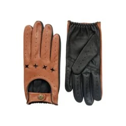 Men's The Suited Racer Touchscreen Leather Driving Gloves 31 Men's The Suited Racer Touchscreen Leather Driving Gloves -Dents Luxury Accessories Sales mens the suited racer leather driving gloves tan black