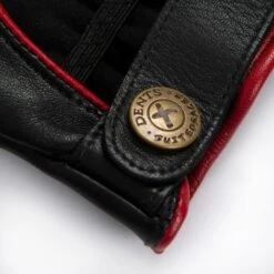 Men's The Suited Racer Touchscreen Leather Driving Gloves With Wristwatch Cut-out 39 Men's The Suited Racer Touchscreen Leather Driving Gloves With Wristwatch Cut-out -Dents Luxury Accessories Sales mens the suited racer watch leather gloves black berry button