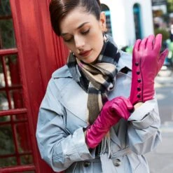 Heritage Plaid Check Cashmere Scarf With Tassels 22 Heritage Plaid Check Cashmere Scarf With Tassels -Dents Luxury Accessories Sales womens cashmere scarf camel pink 1