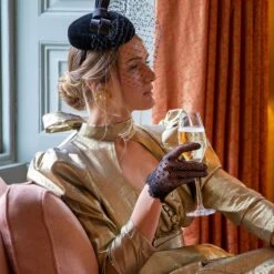 Women's Cotton Crochet Gloves -Dents Luxury Accessories Sales womens cotton crochet gloves in black