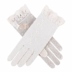 Women's Cotton Crochet Gloves