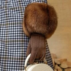 Women’s Handsewn Three-Point Lambskin Gloves 11 Women’s Handsewn Three-Point Lambskin Gloves -Dents Luxury Accessories Sales womens lambskin gloves mahogany 2