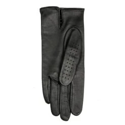 Women’s Perforated Leather Gloves -Dents Luxury Accessories Sales womens perforated leather gloves black single palm
