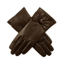 Women’s Touchscreen Wool-Lined Leather Gloves With Bow 20 Women’s Touchscreen Wool-Lined Leather Gloves With Bow -Dents Luxury Accessories Sales womens touchscreen leather gloves with a bowmocca